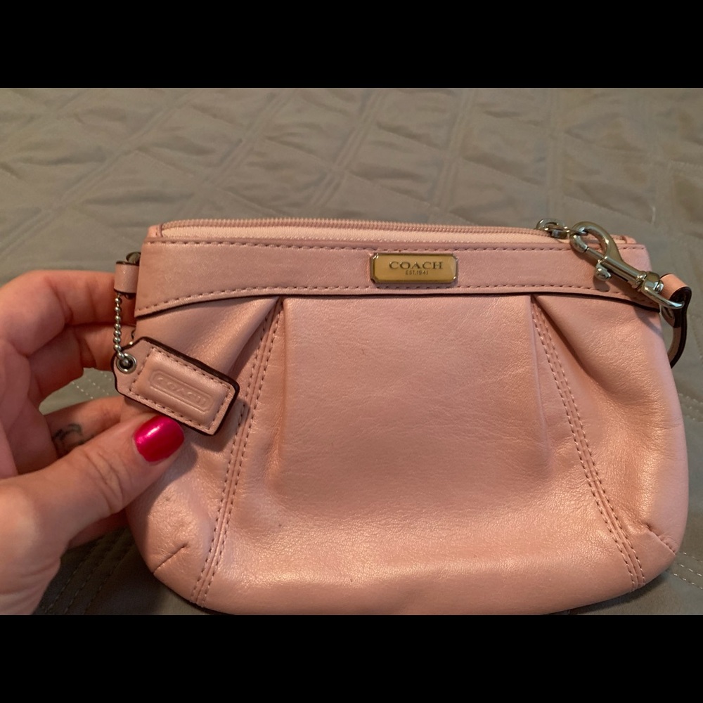 Coach Clutch-Shimmer Blush!